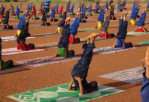 YOGA Programme By JNV Students.