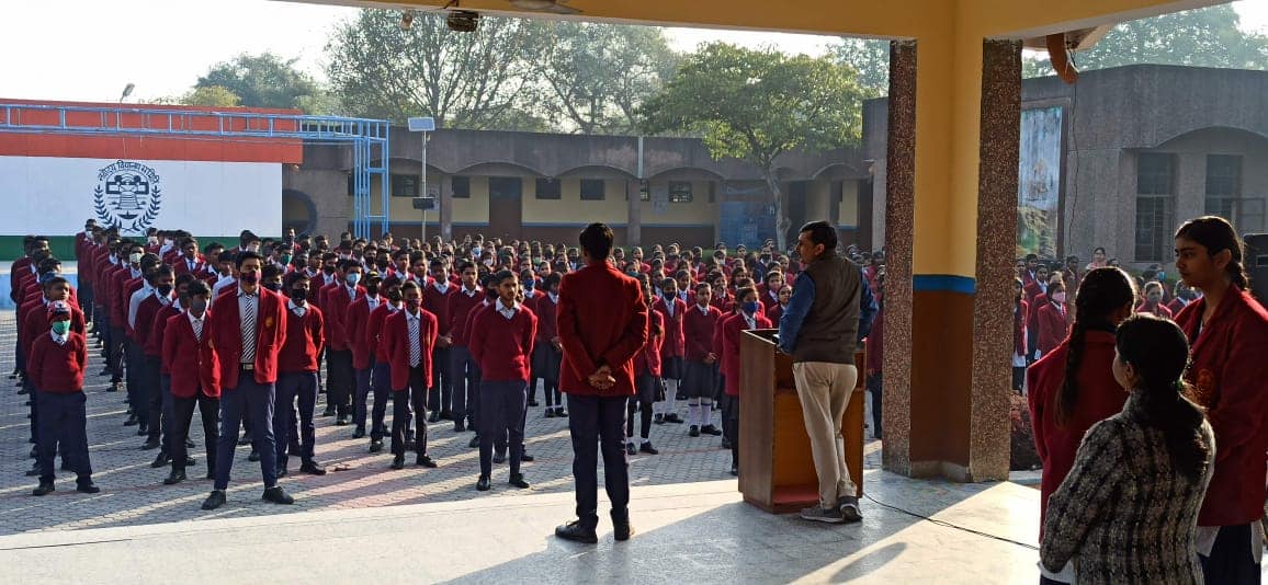  सुबह की सभा       Morning Assembly