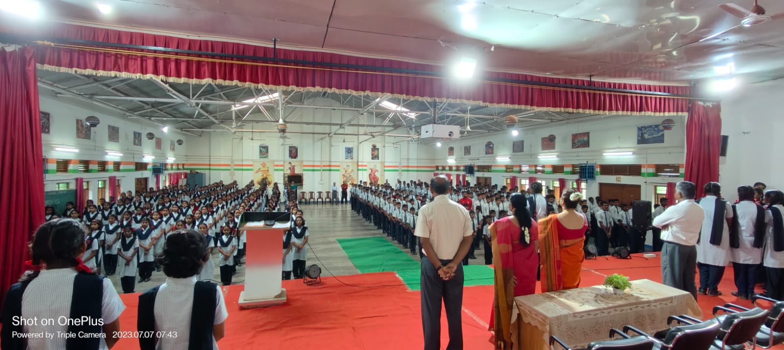 PANEL INSPECTION TEAM'S VISIT TO THE VIDYALAYA