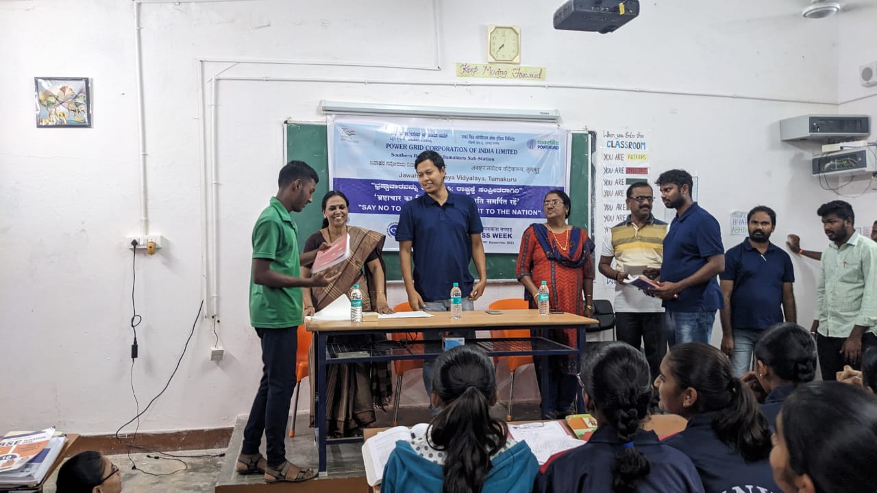 VIGILANCE AWARENESS PROGRAM CONDUCTED IN THE VIDYALAYA
