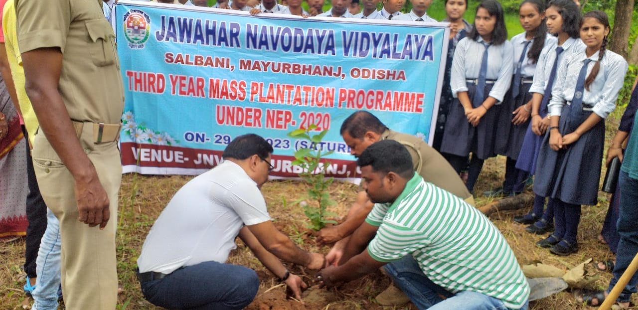 NEP-2020 MASS PLANTATION 2023 at Mayurbhanj Odisha
