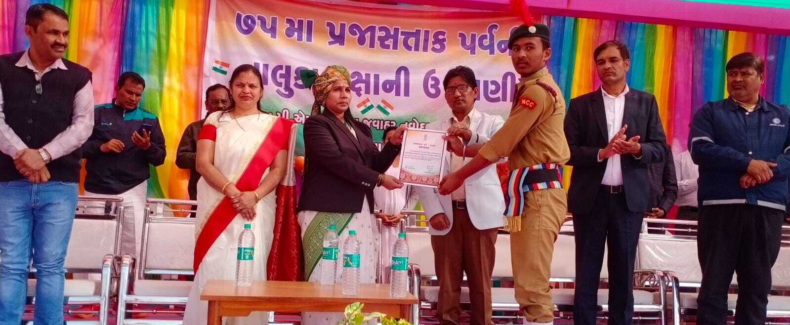 (c) Glimpse of Celebration of Republic Day (PM SHRI School - JNV Patan Gujarat)